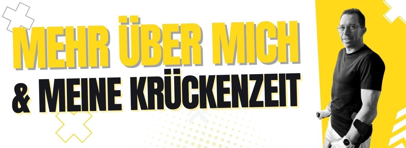 Mehr ueber mich mit Kruecken weiss